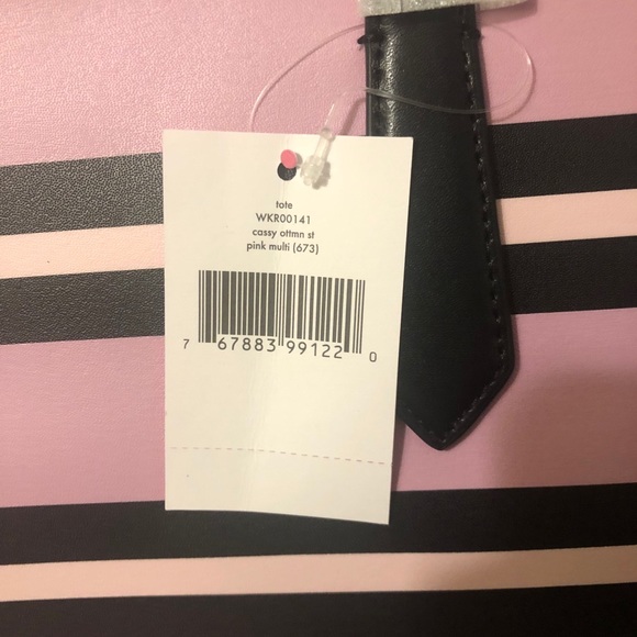 Kate Spade Cassy Ottoman Stripe Tote - Picture 7 of 9